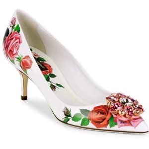 DOLCE & GABBANA Bellucci crystal pumps size 35